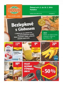 akční leták Globus 4.2.2016-10.2.2016