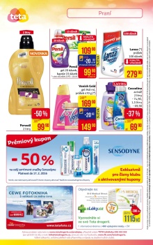 akční leták Teta drogerie 4.2.2016-13.2.2016