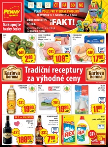 akční leták Penny Market 11.2.2016-14.2.2016