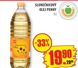 Slunecnicovy olej penny