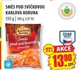Smes pod svickovou mrazena karlova koruna