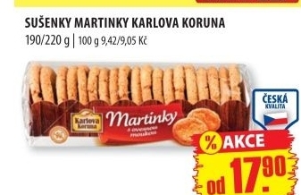 Susenky martinky classic karlova koruna