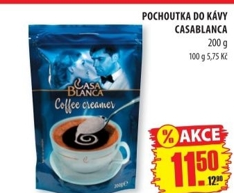 Smetana instantni do kavy casablanca