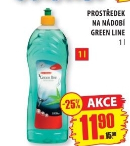 Prostredek na nadobi green line