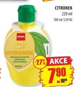 Koncentrat citronek penny