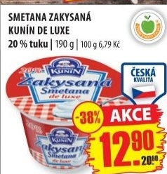 Zakysana smetana de luxe kunin 20