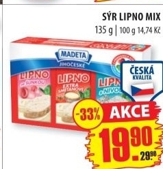 Syr taveny mix jihoceske lipno madeta