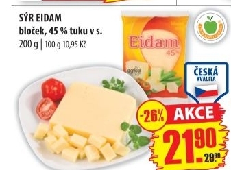 Syr eidam 45 agricol