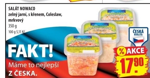 Salat zelny s krenem nowaco