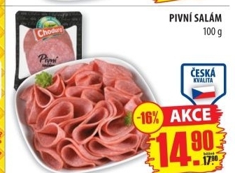 Salam pivni beskydske uzeniny chodura