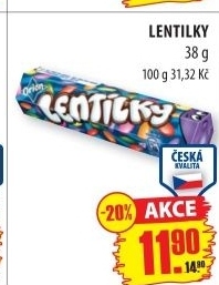 Lentilky orion