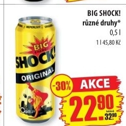 Energeticky napoj big shock