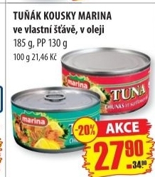 Tunak kousky ve vlastni stave marina