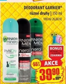 Deodorant sprej garnier