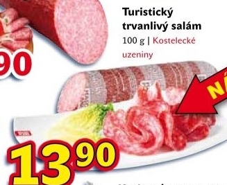 Salam turisticky kostelecke uzeniny