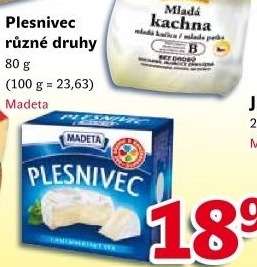 Syr plesnivec madeta