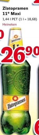 Pivo svetly lezak 11 zlatopramen