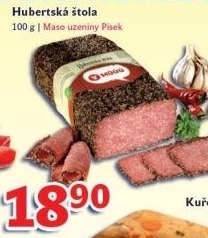 Stola hubertska maso uzeniny pisek
