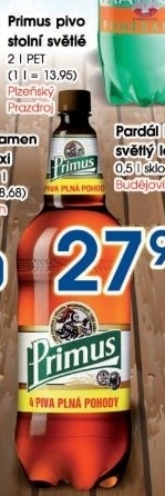 Pivo svetle vycepni 10 primus