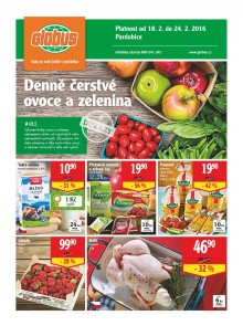 akční leták Globus 18.2.2016-24.2.2016