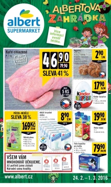 akční leták Albert 24.2.2016-1.3.2016