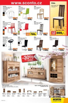 akční leták Sconto nábytek 24.2.2016-15.3.2016