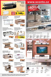 akční leták Sconto nábytek 24.2.2016-15.3.2016
