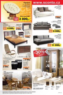 akční leták Sconto nábytek 24.2.2016-15.3.2016