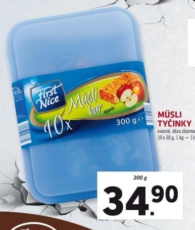 Musli tycinka first nice - Lidl akcniletaky.com