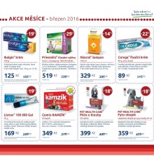 akční leták BENU Lékárna 1.3.2016-31.3.2016