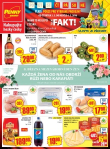 akční leták Penny Market 3.3.2016-6.3.2016