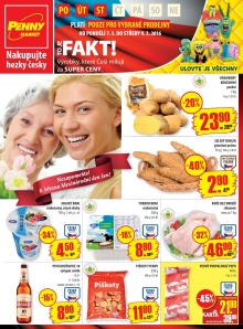 akční leták Penny Market 7.3.2016-9.3.2016