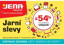 akční leták Jena nábytek 7.3.2016-29.3.2016