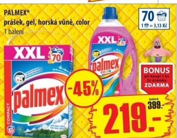 Prací prášek Palmex