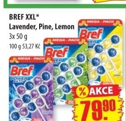 WC blok tuhý Power Aktiv Bref