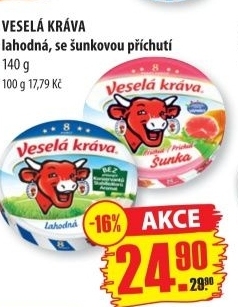 Sýr tavený Veselá kráva