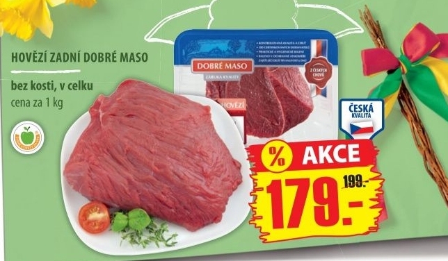 Hovězí zadní Dobré maso