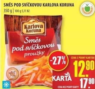 Směs pod svíčkovou mražená Karlova koruna