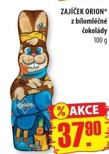 Čokoládový zajíc Orion