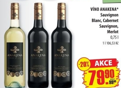 Víno Sauvignon Blanc Anakena