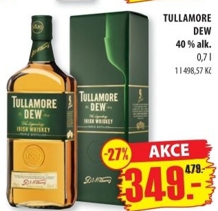 Whisky irská Tullamore Dew - Penny Market akcniletaky.com