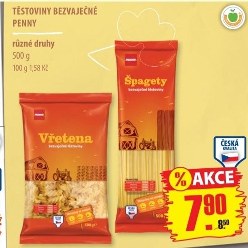 Těstoviny bezvaječné Penny