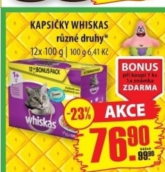 Kapsičky pro kočky Whiskas