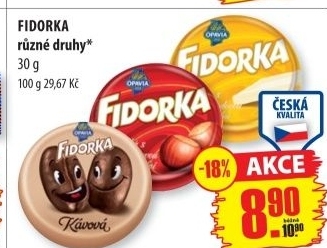 Oplatky Fidorka Opavia