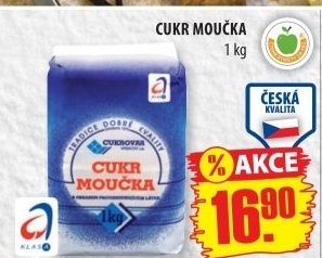 Cukr moučka Cukrovar Vrbátky