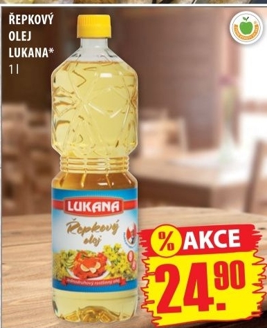 Řepkový olej Lukana