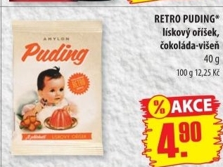 Pudink retro Amylon