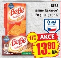 Sušenky Rodinné BeBe Opavia