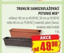 Samozavlažovací truhlík
