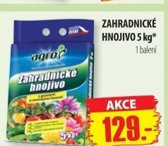 Zahradnické hnojivo Agro